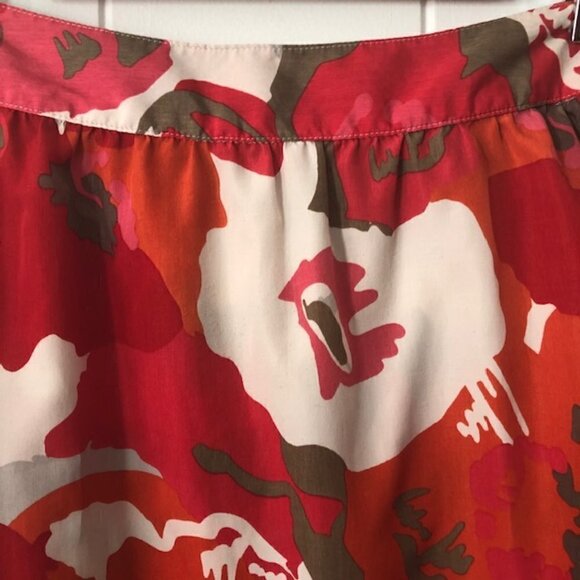 New York & Company Womens Floral Mini Skirt Size 14 - Picture 3 of 8